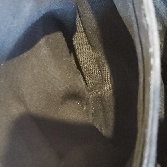 Etienne Aigner Vintage navy leather shoulder handbag 4 compartments - Picture 14 of 15